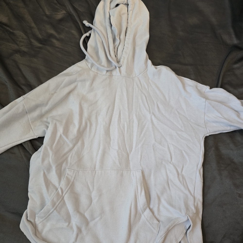 white hoodie